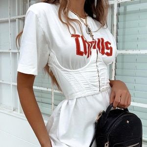 NWT princess polly Saturday Sinner Corset - US 2 / White